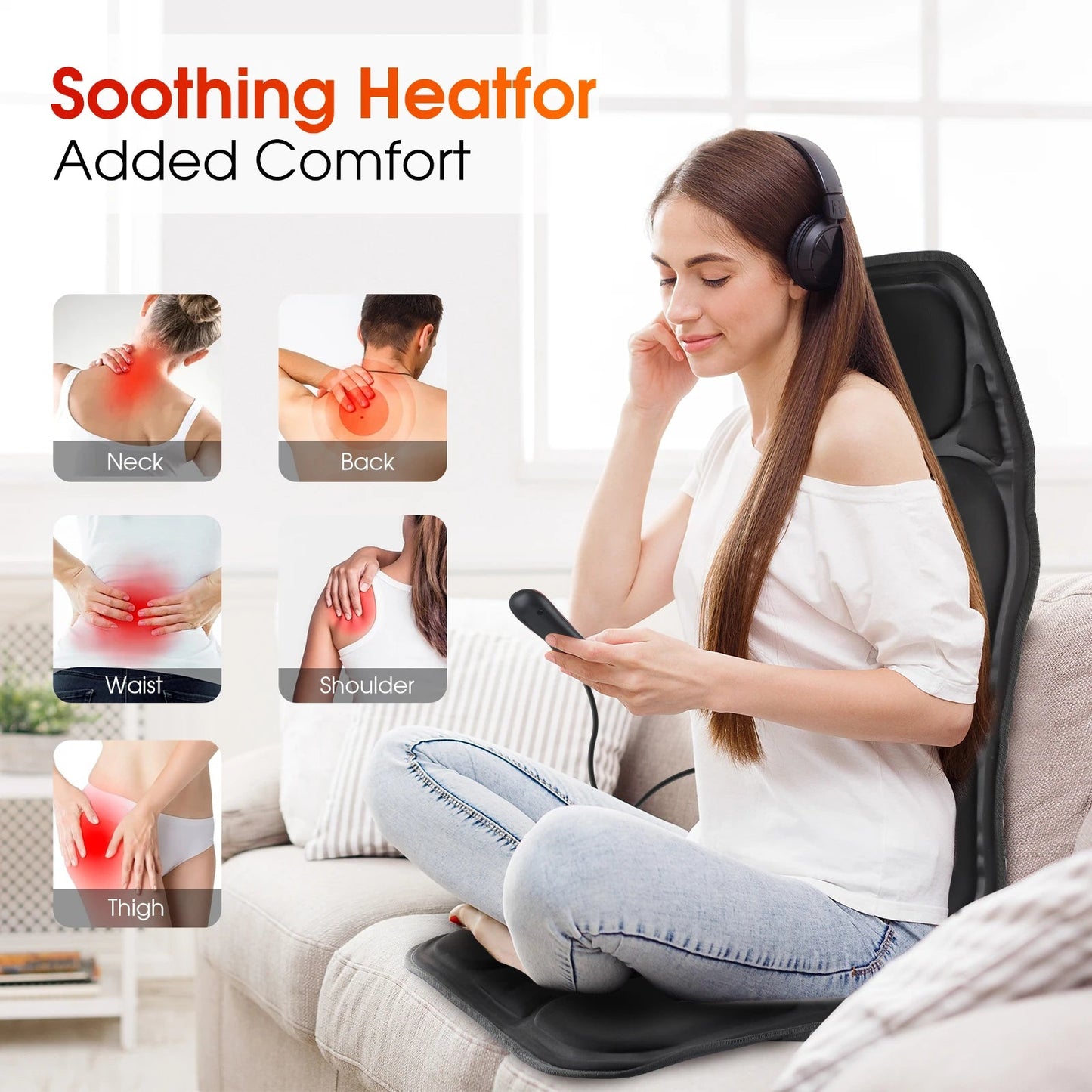 Back Massager Chair Cushion