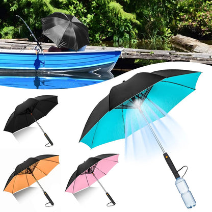 Portable Umbrella with Fan Misting