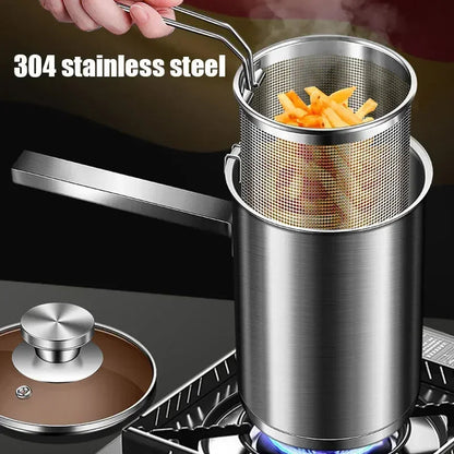 Stainless Steel Deep Fryer Pot